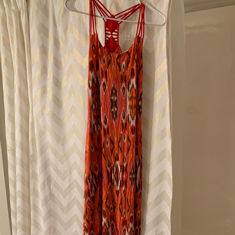 Maxi dress with built in bra
